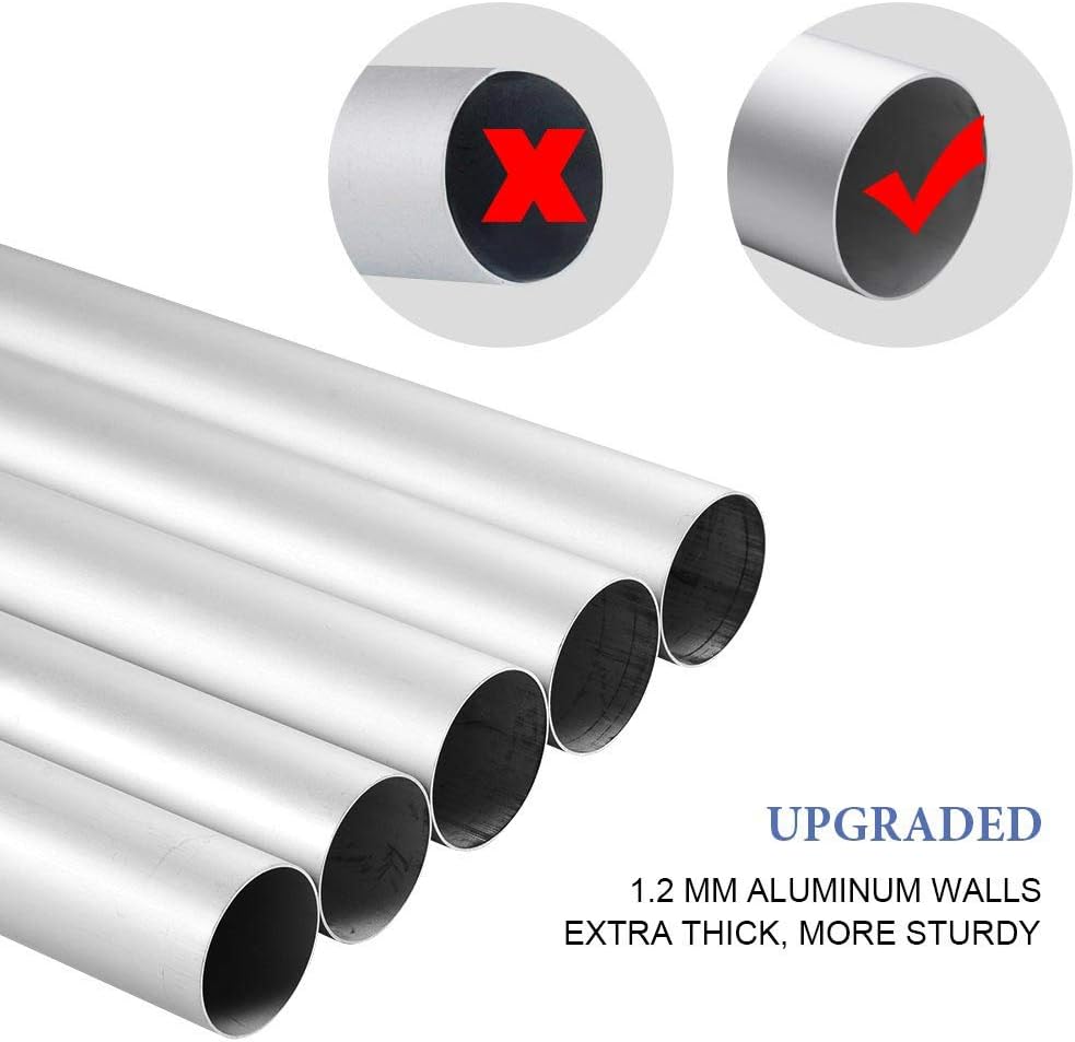 25FT Aluminum Flagpole Kit with Tire Mount Base U555