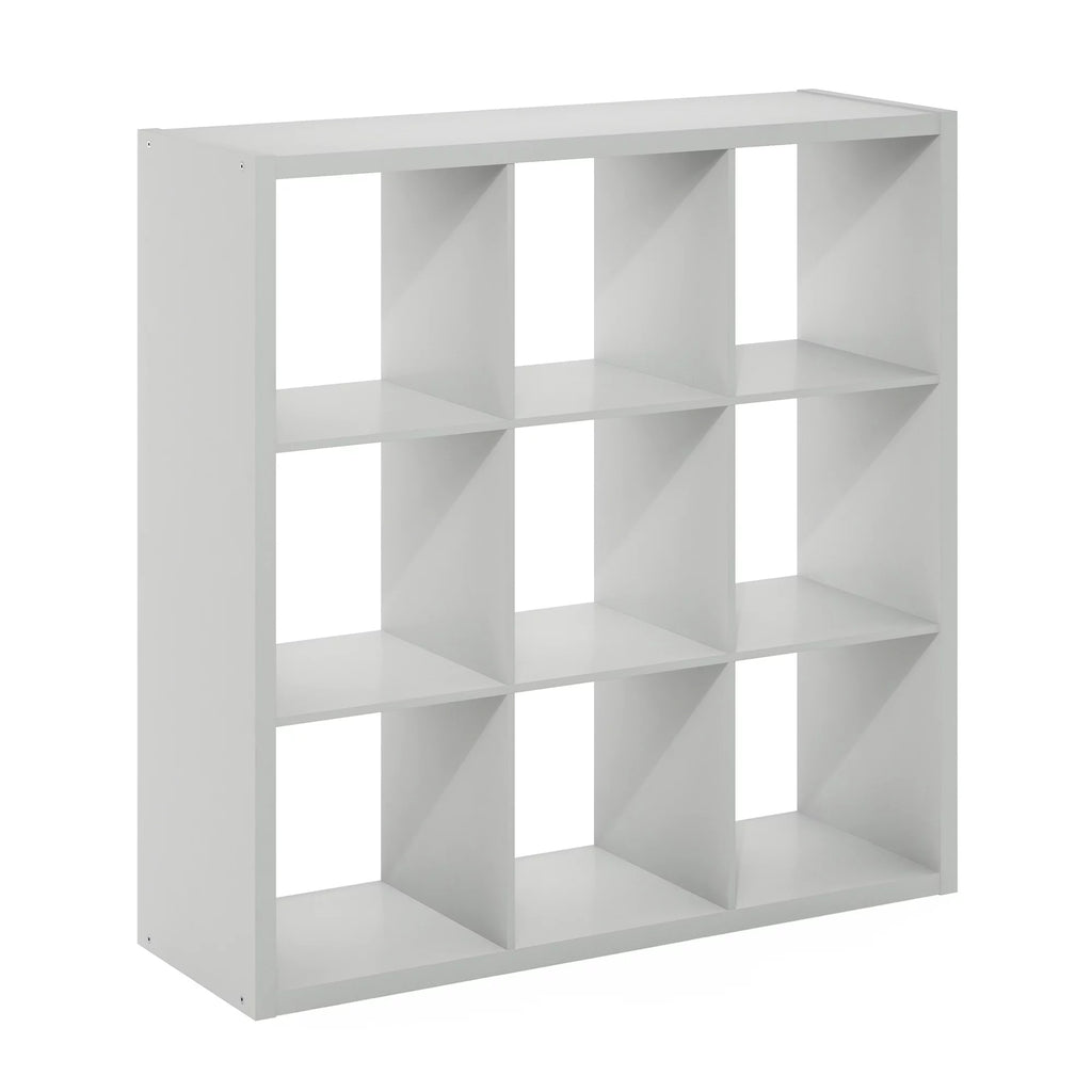 9-Cube Light Grey Storage Organizer M30894