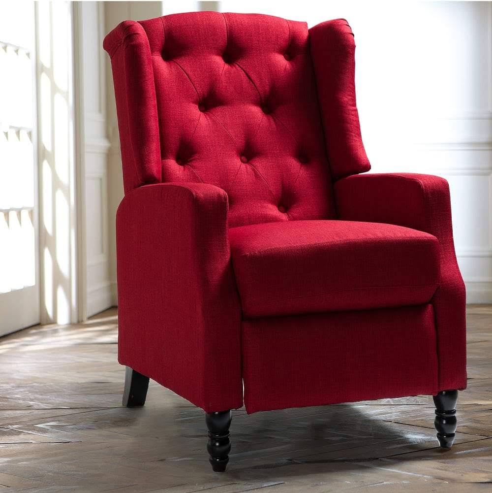 Pink Tufted Manual Recliner P843979