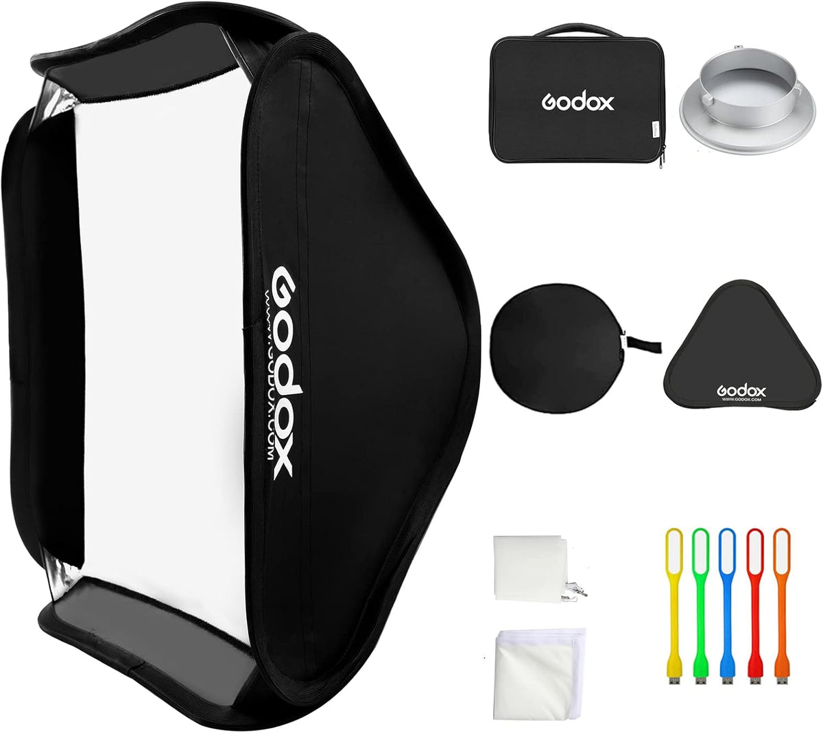 32x32 inches Portable Foldable Studio Softbox with Bowens Mount Speedring and Carrying Case J840