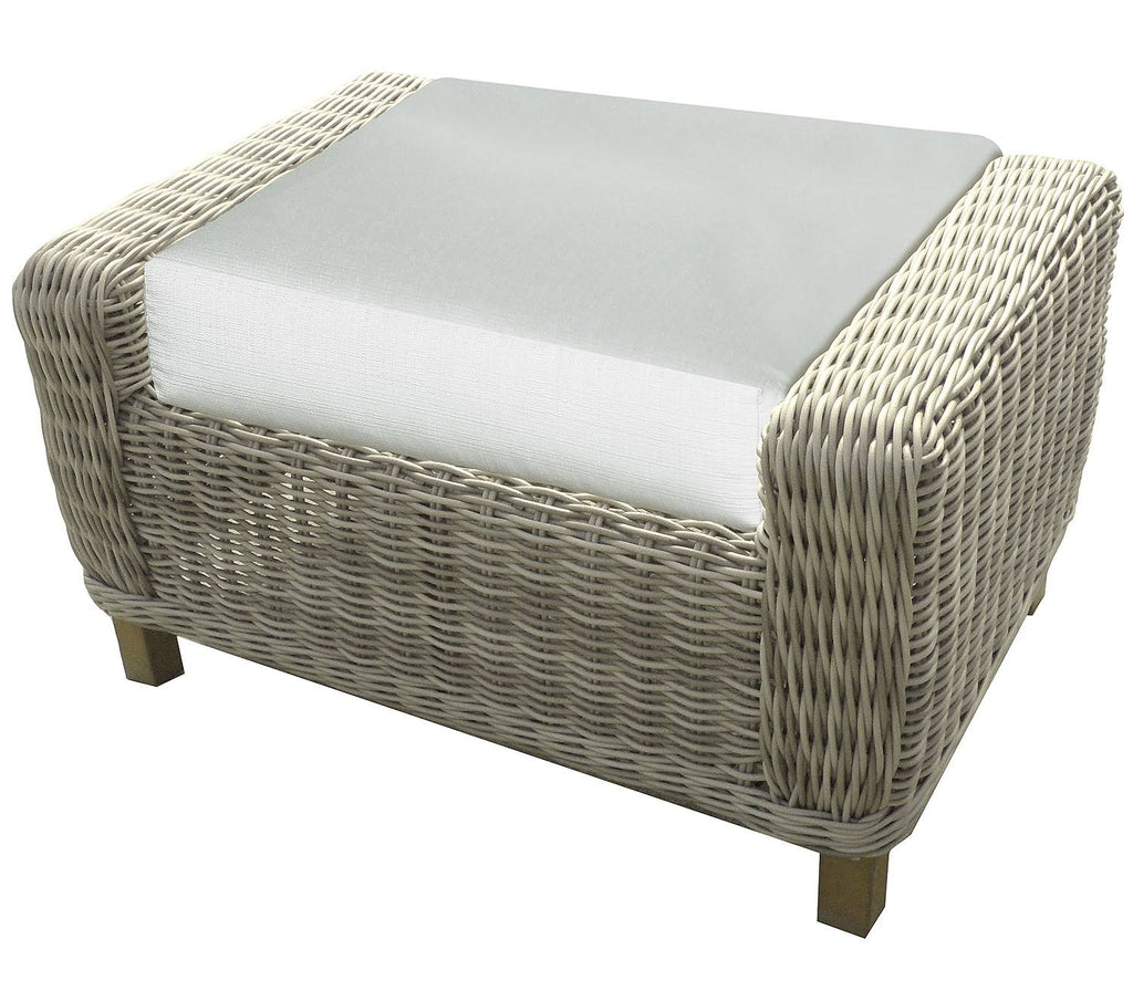Wicker Ottoman I2492