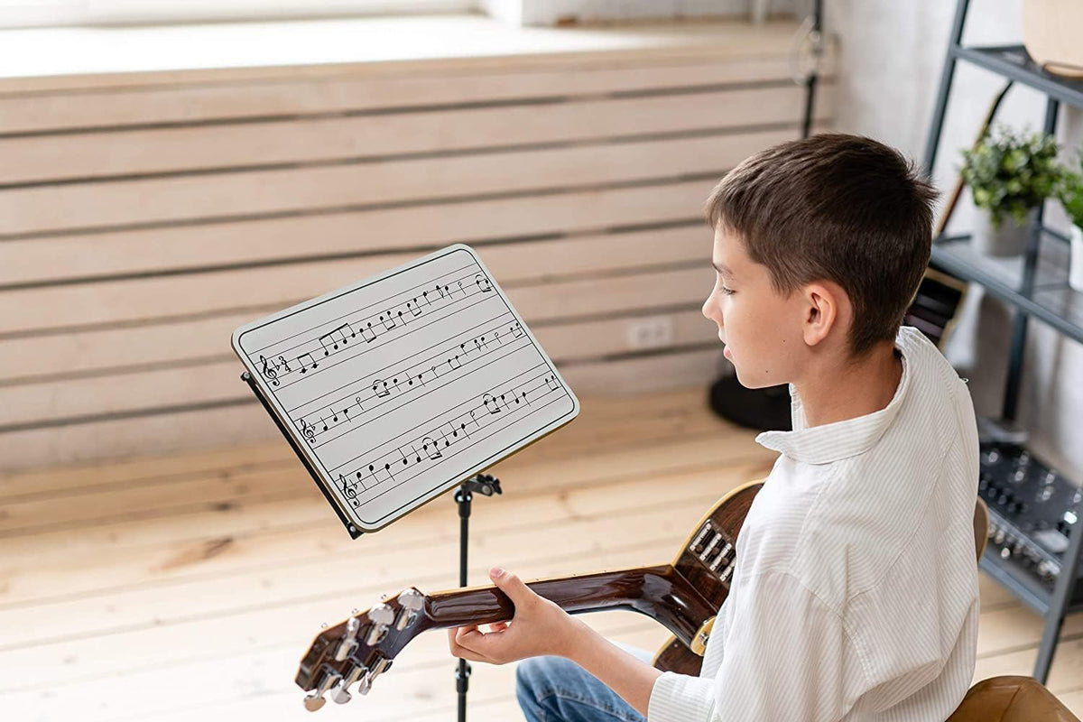 24 Pack Dry Erase Music Staff White Boards 9X12 Inch Double Sided Whiteboard C164543