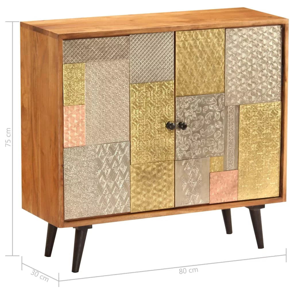 Solid Acacia Wood Sideboard J96388