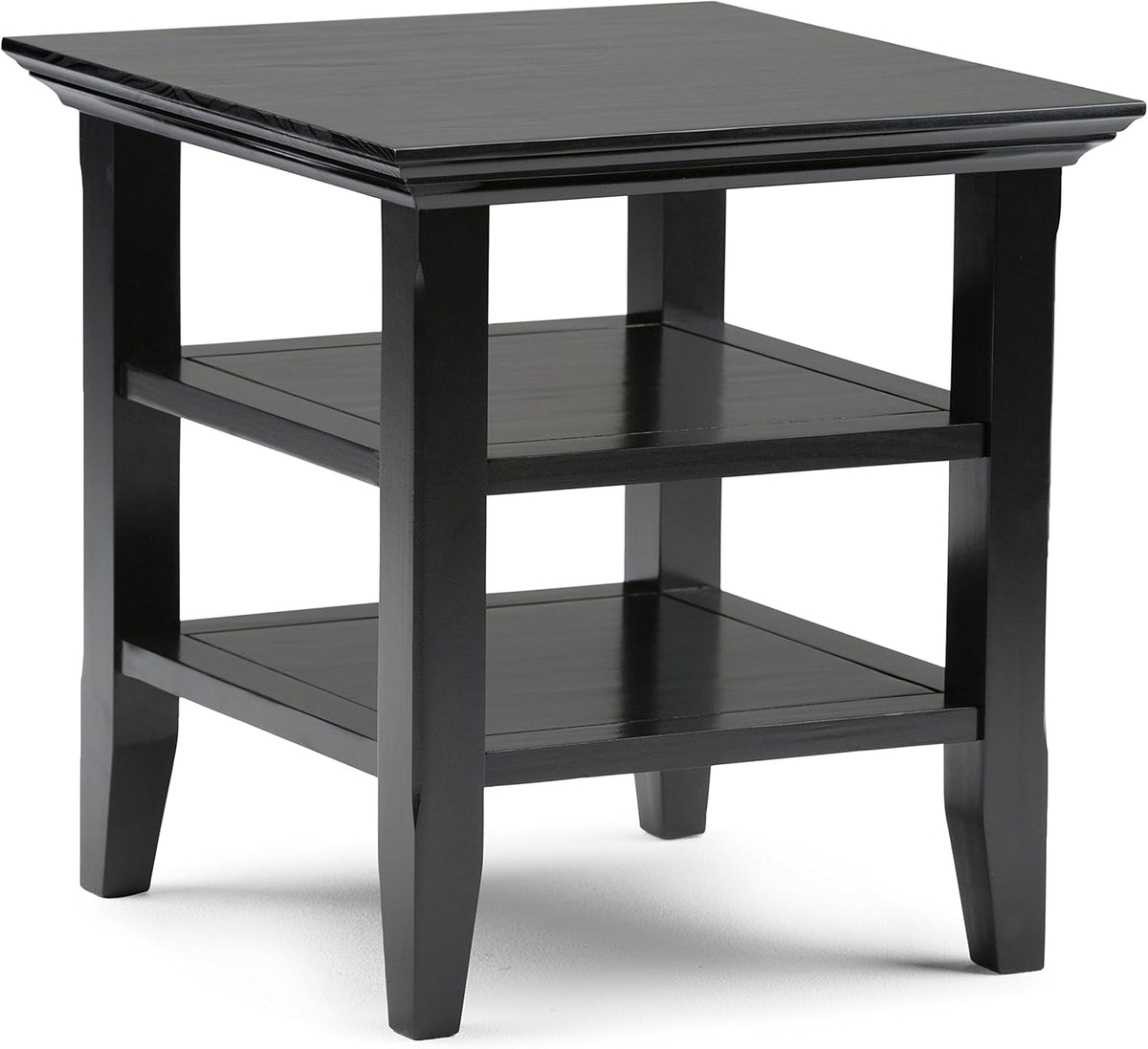 19 inch Rustic Natural Aged Brown End Table R7587