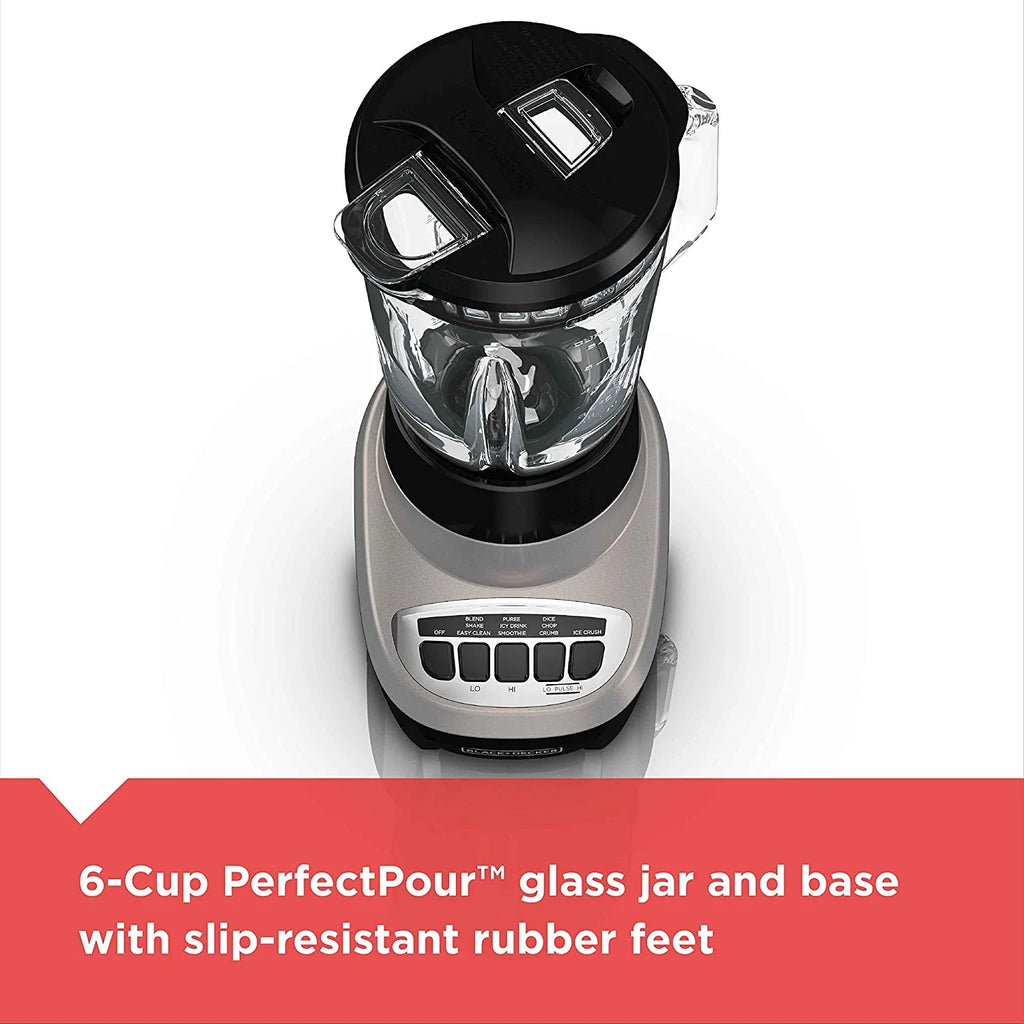 6-Cup Black/Silver S39897