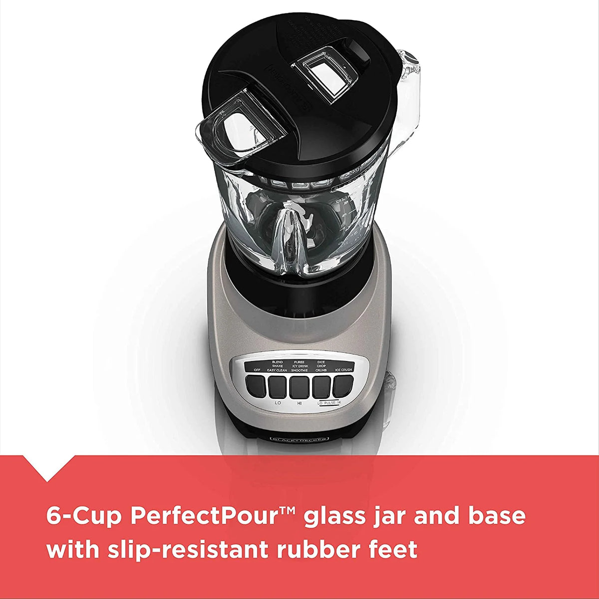 6-Cup Black/Silver S39897