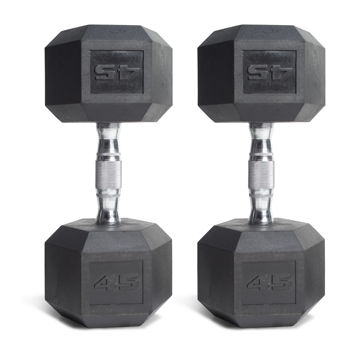 45lb Coated Dumbbell Pair D908