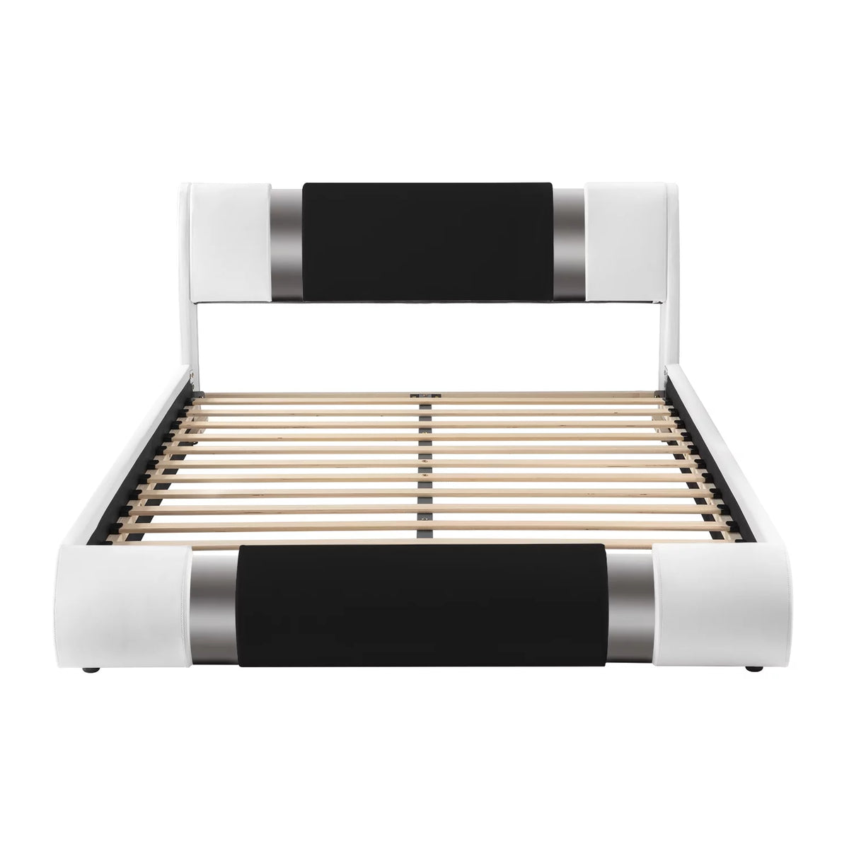 King Size Bed Frame with Adjustable Headboard S9674