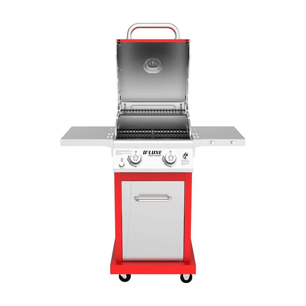 2-Burner Propane Gas Grill with 2 Foldable Shelves C7388