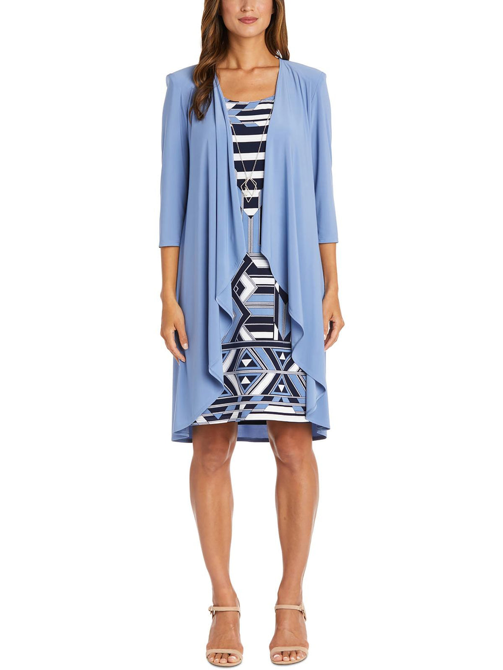 Jersey 2PC Two Piece Dress V45862
