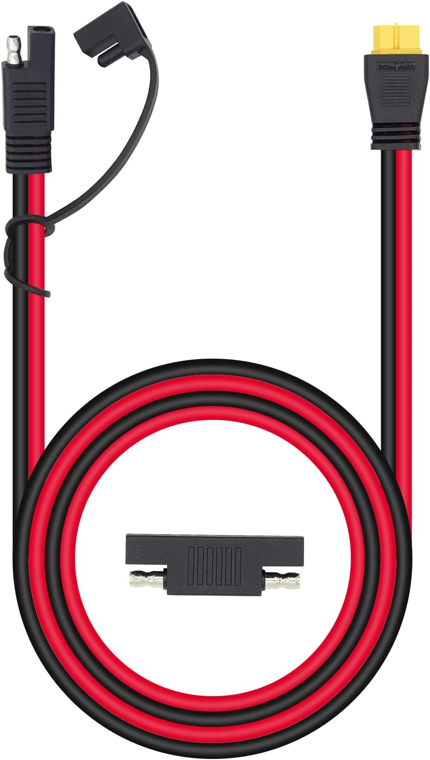 12 AWG XT60 to Solar Connector Extension Cable, Pack of 2 A810
