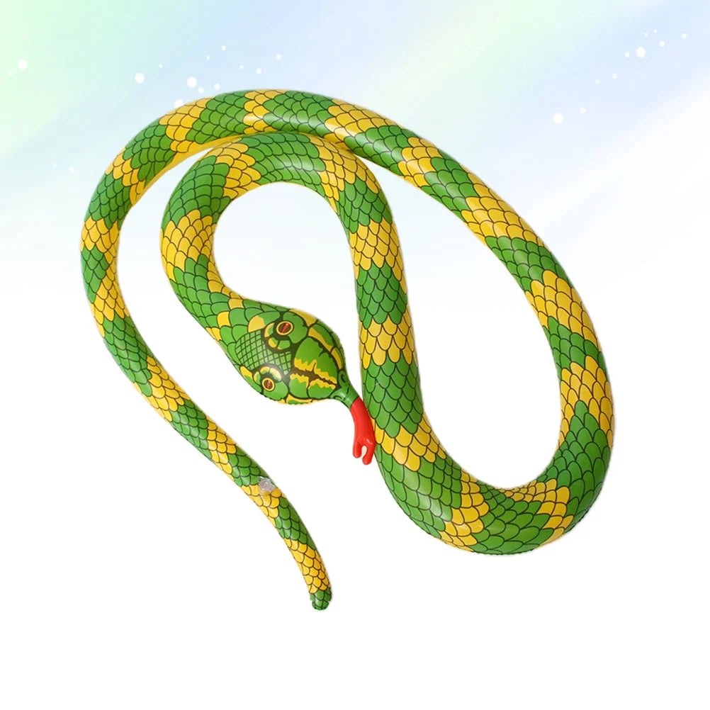 Yellow Inflatable Snake Toy M23794