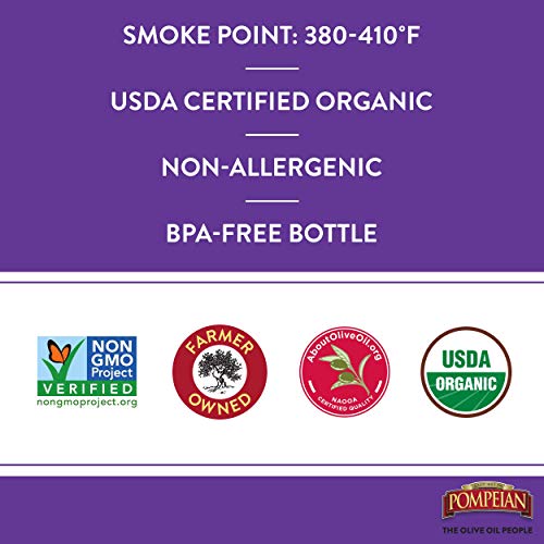 USDA Organic Smooth Extra Virgin Olive Oil, First Cold Pressed, 68 FL. OZ. I56459