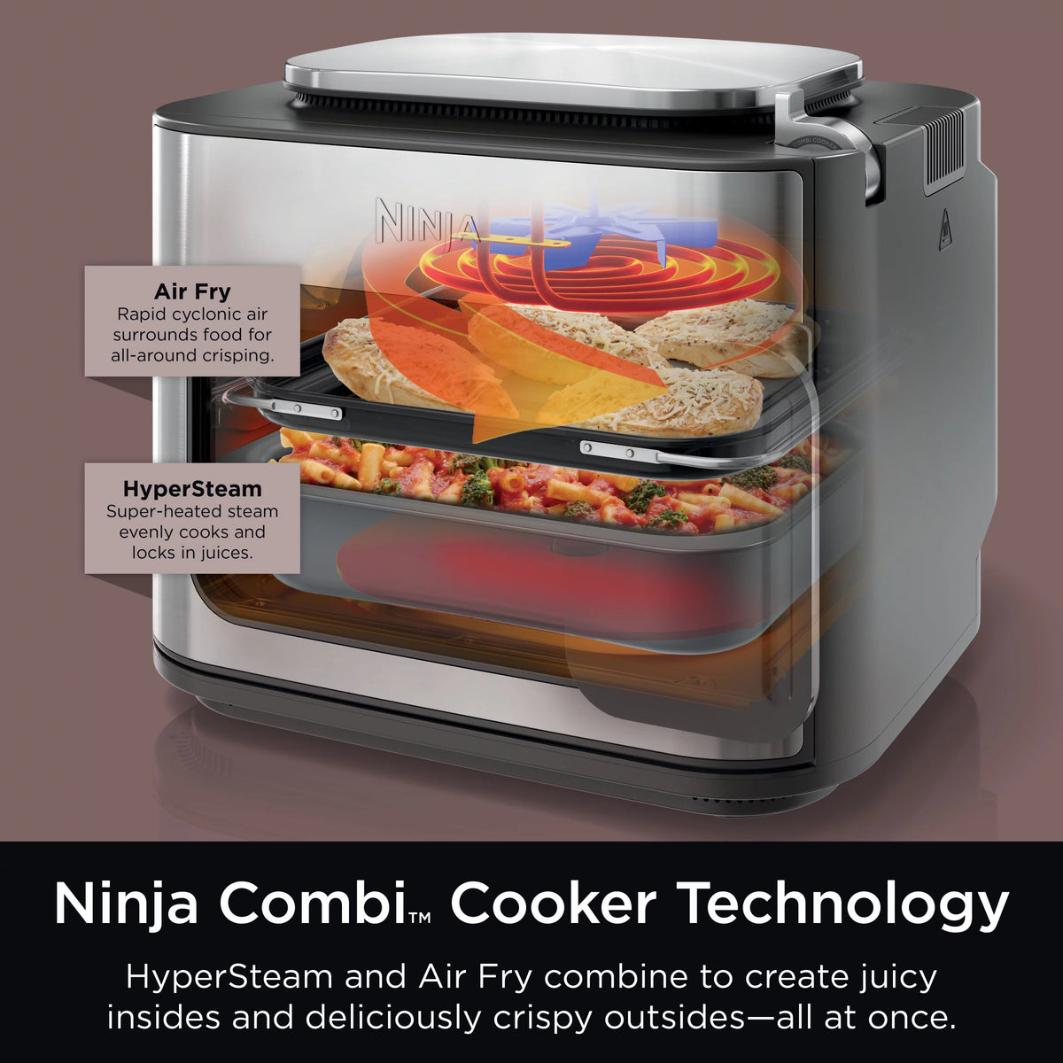 10-in-1 Stainless Steel Multicooker Oven Air Fryer Z603327