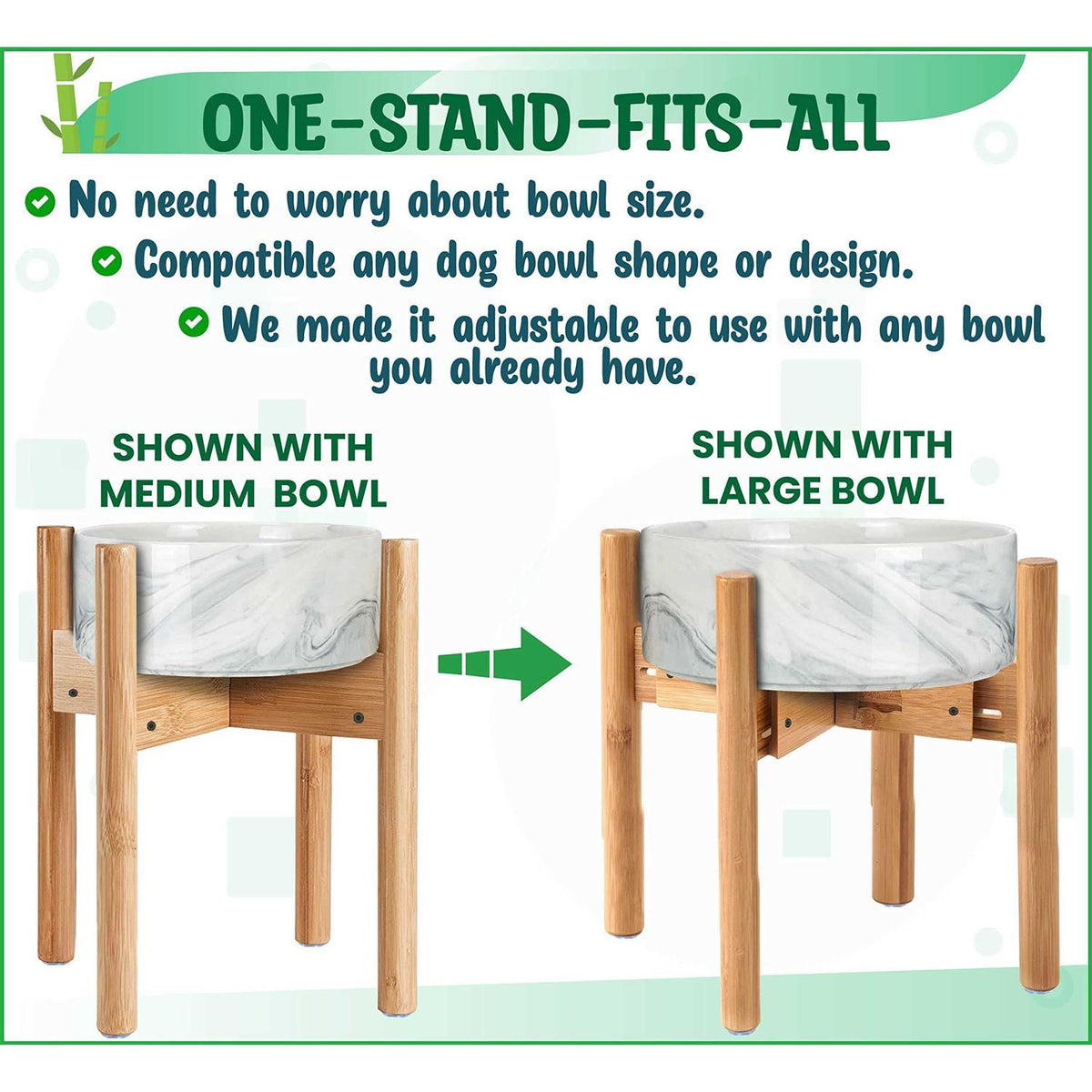 Adjustable Dog Bowl Stand M1771