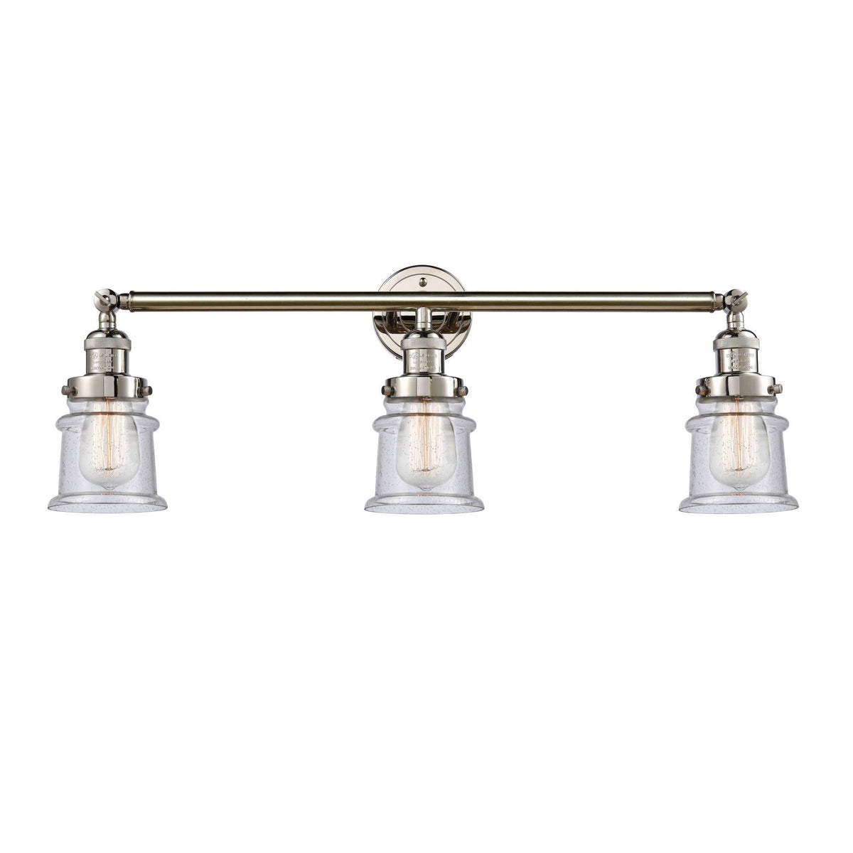 3 Light Bath Vanity Light (Nickel) I42907