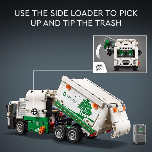 Buildable LEGO Technic Mack LR Electric Garbage Truck Toy D158