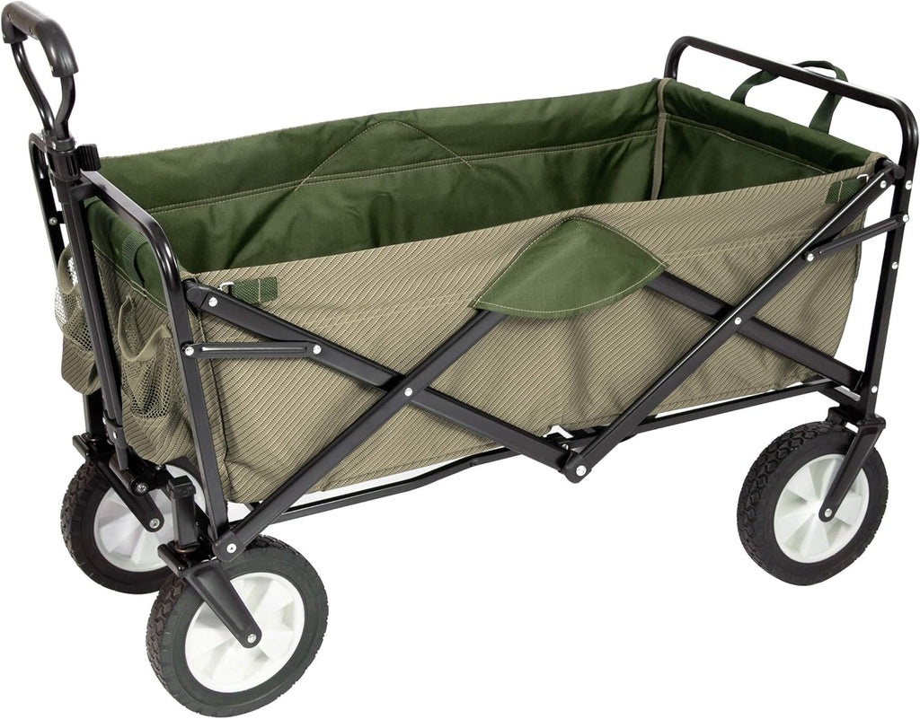 Heavy Duty Collapsible Wagon Cart with All-Terrain Wheels B672
