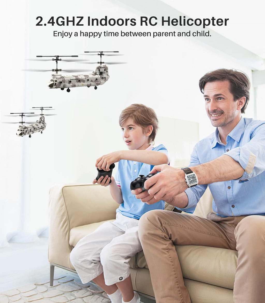 Military Transport RC Helicopter with Altitude Hold K6833