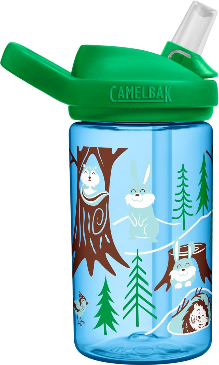 14 oz Kids Water Bottle with Straw Top E354941