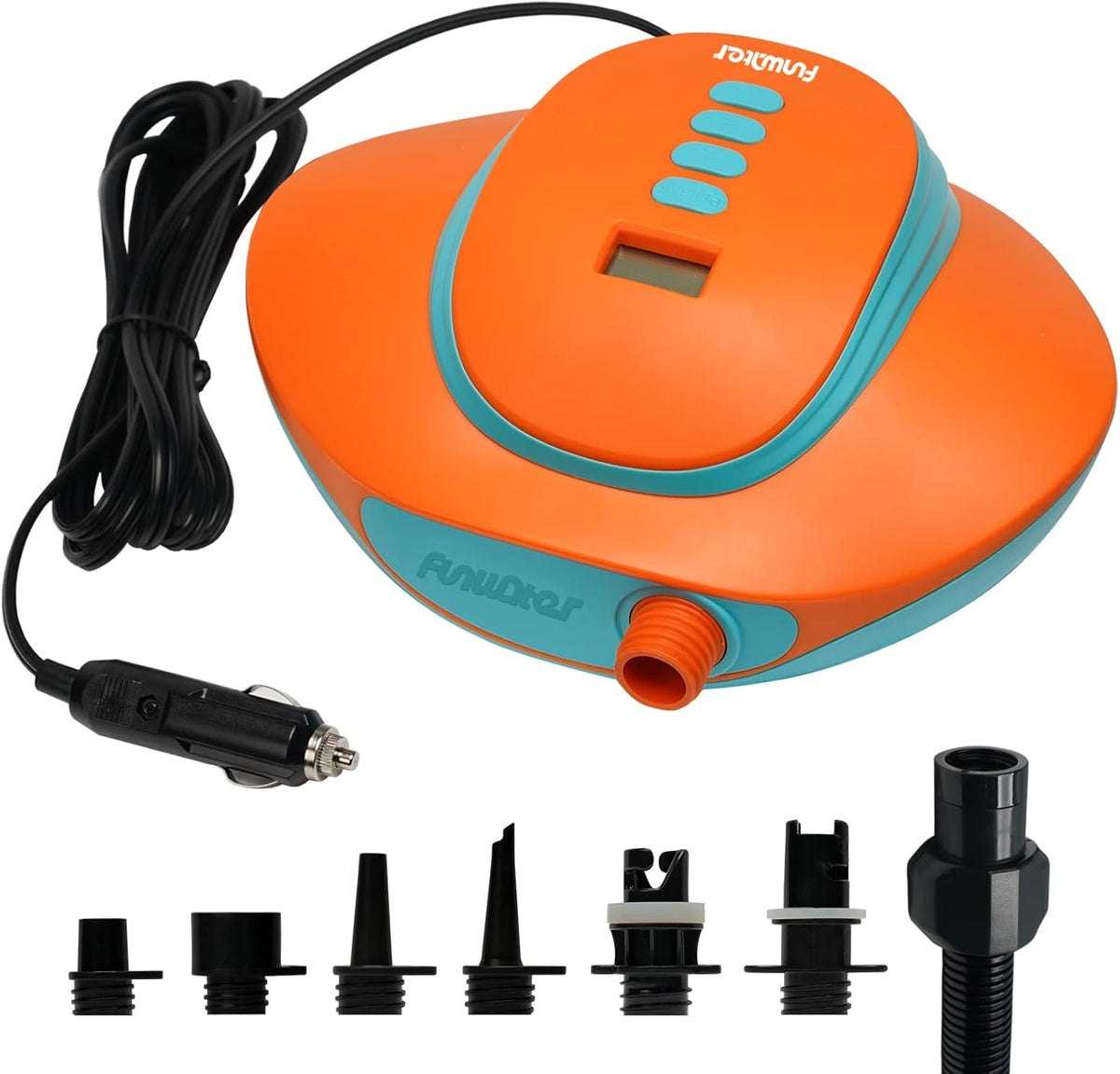 16PSI Portable Electric SUP Air Pump with 6 Nozzles U3675