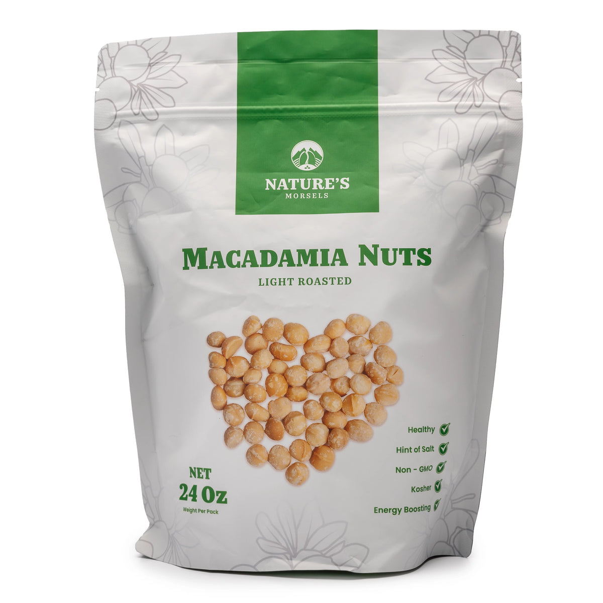 Light Roasted Macadamia Nuts 24oz H762