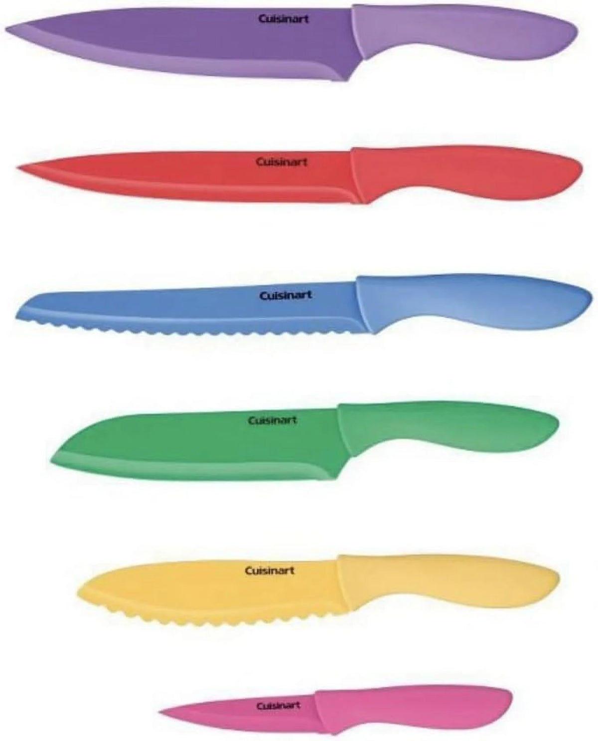 12pc Ceramic-Coated Knife Set X3895