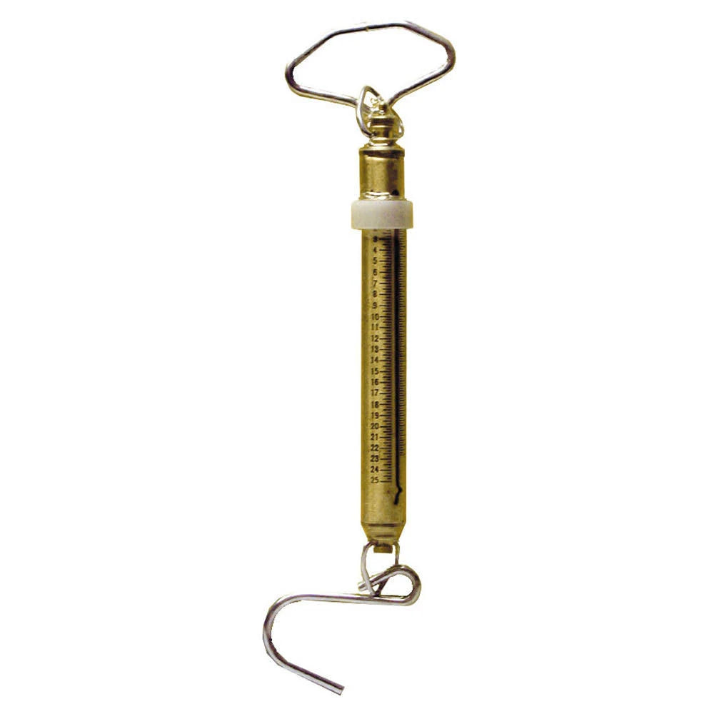 Brass 50 Pound Fishing Scale J86247