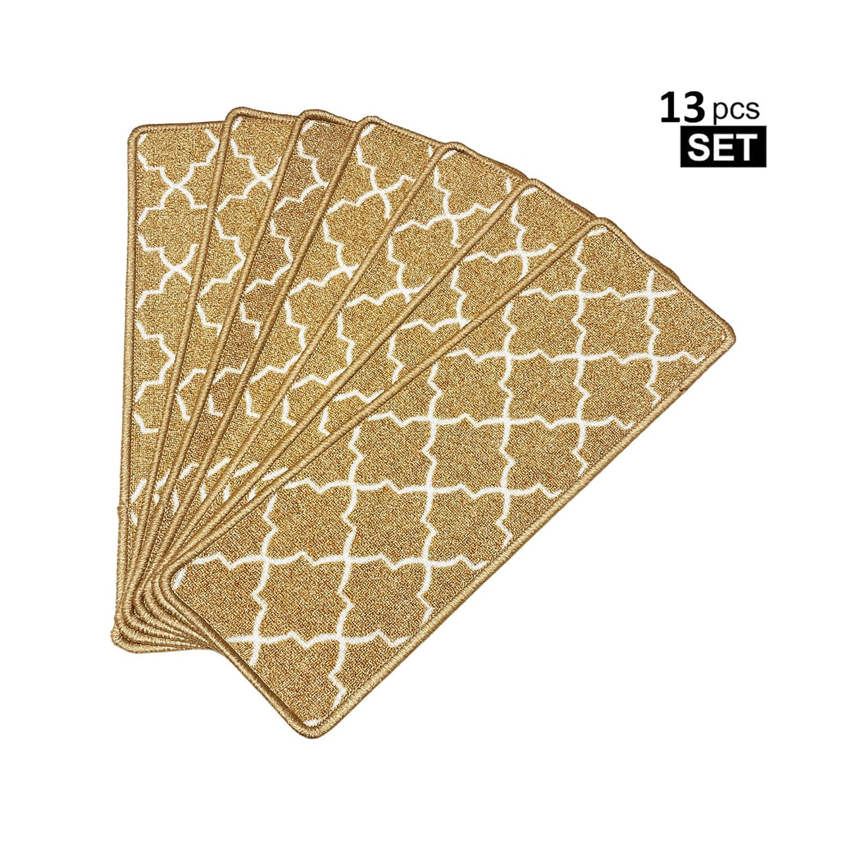 13-Piece Non-Slip Stair Treads with Landing Mat V583065