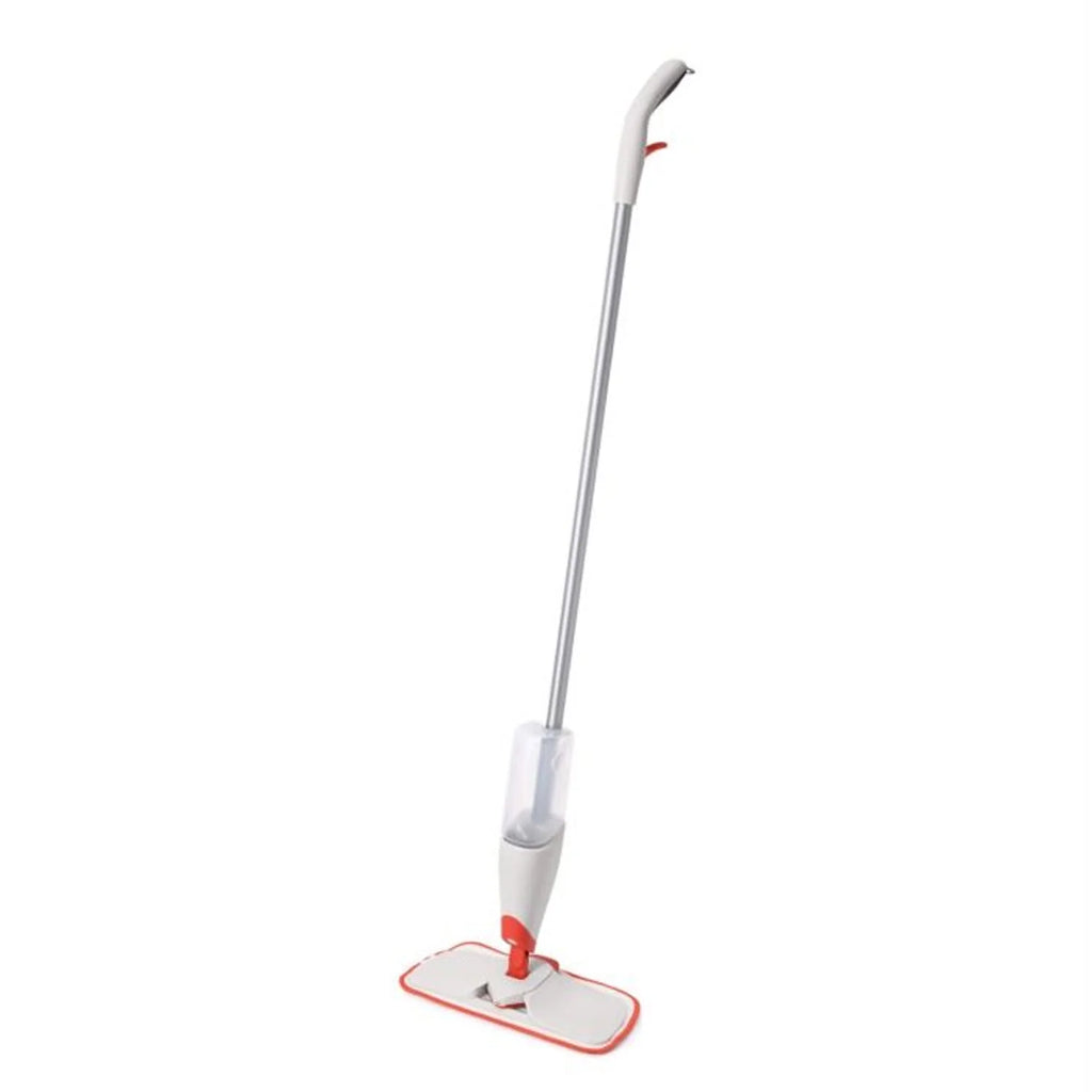 Microfiber Refillable Wet Floor Spray Mop with Slide Out Scrubber H822924