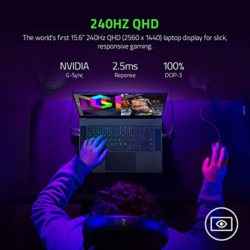 15.6" QHD 240Hz Gaming Laptop with RTX 3070, i7, 16GB RAM, 1TB SSD, CNC Aluminum E80156