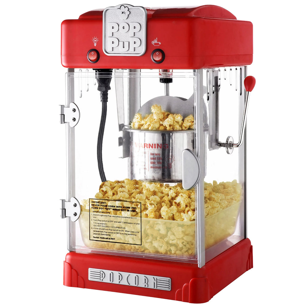 Red Popcorn Machine with 2.5oz Kettle W115051