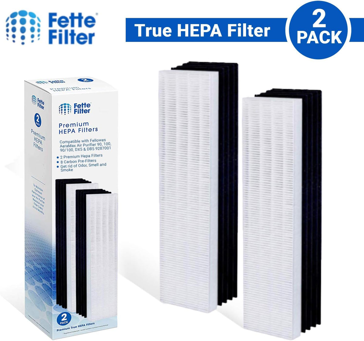 2 HEPA Filters & 8 Carbon Pre Filters N469