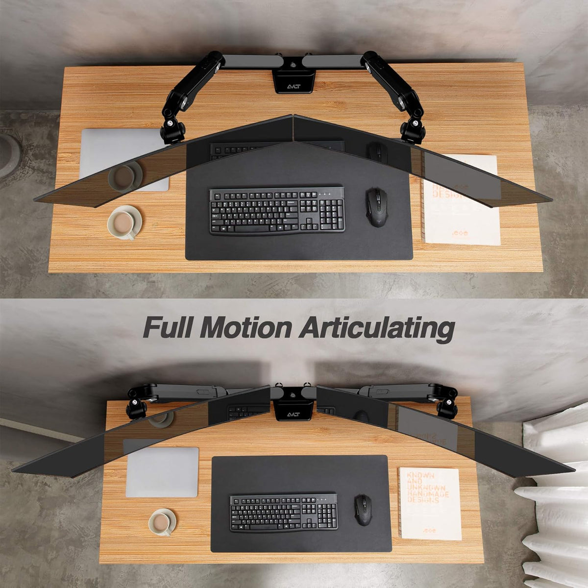Dual 24-35 Monitor Arm Desk Mount B704557