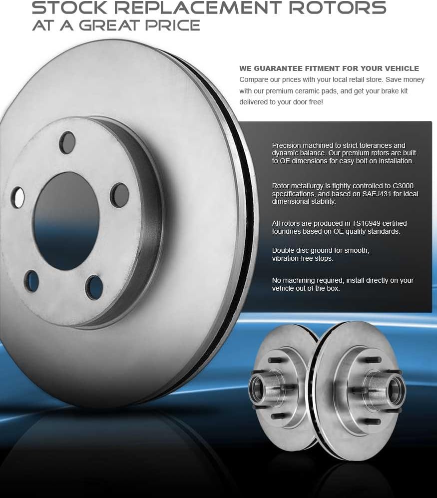 305 mm Brake Disc Rotors + Metallic Brake Pads O2959