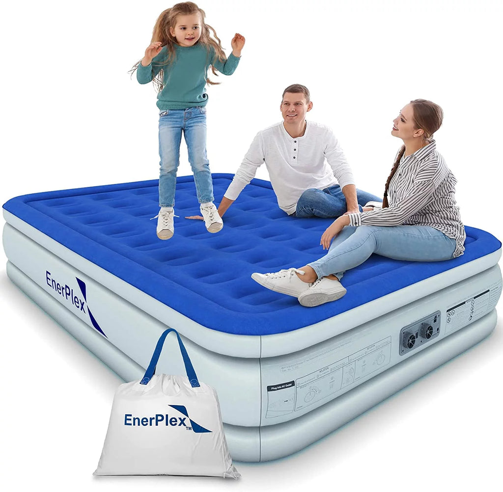 Queen 18 Inch Air Mattress with Built-in Pump H936533