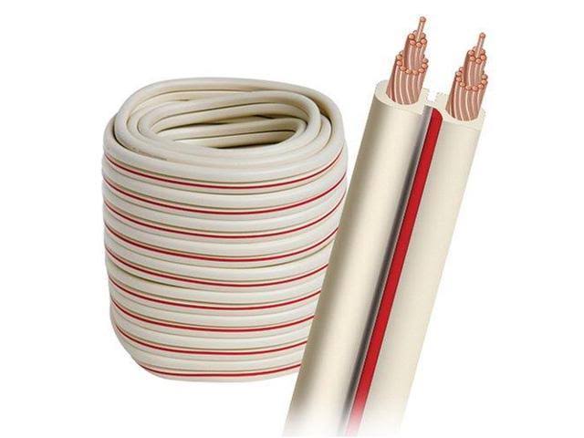 14 AWG Speaker Cable White 100 ft X263854