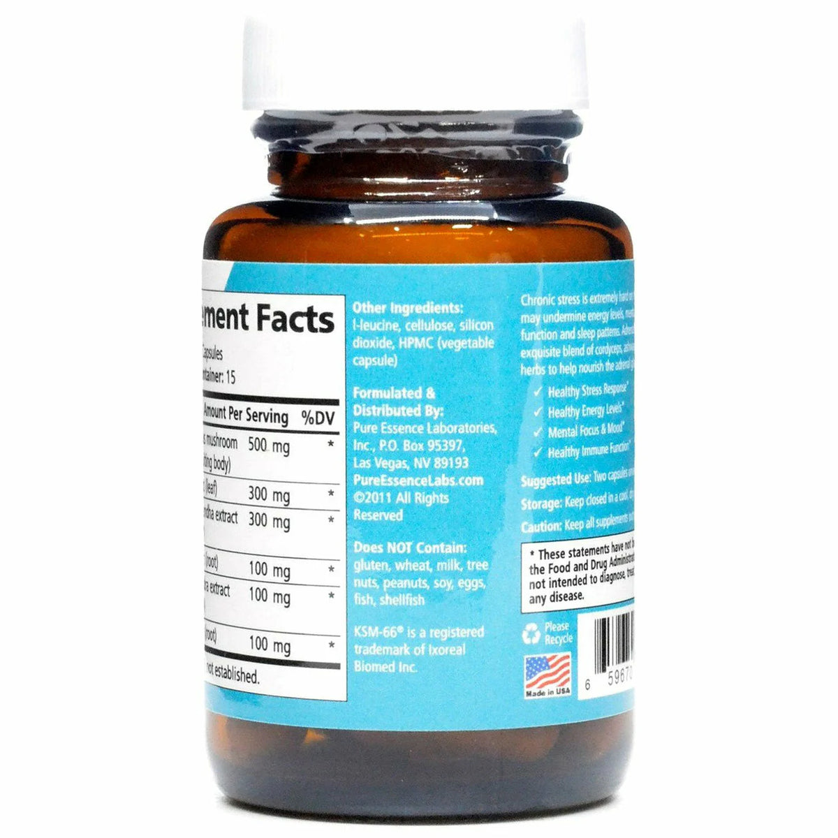 AdrenalStability Pure Essence Kansas Nuitrition HNZSDS K37960
