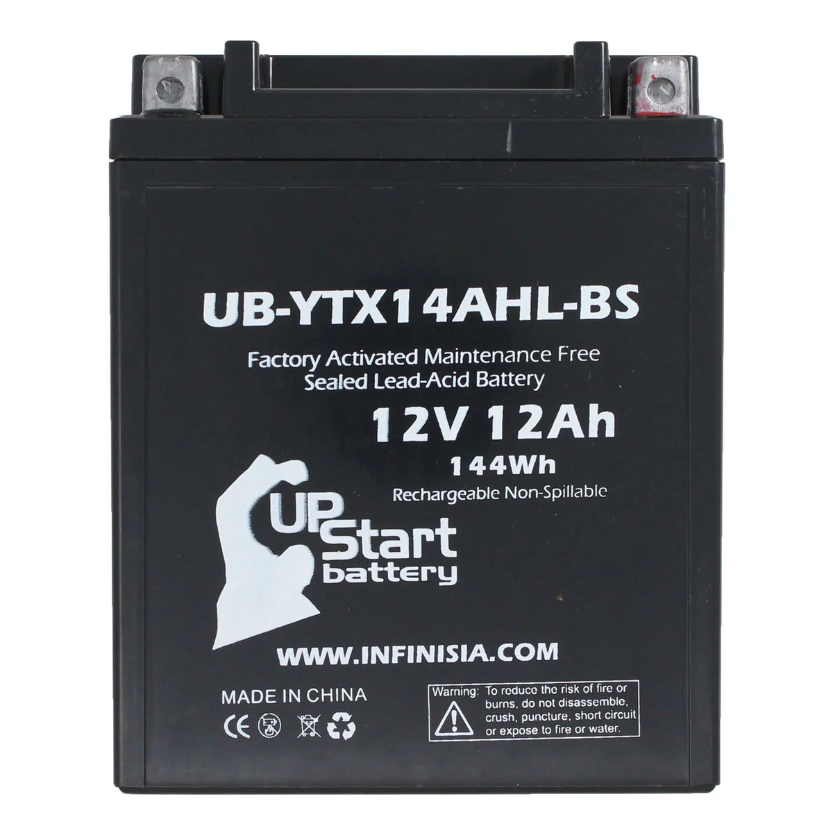 12V 12AH Maintenance Free Motorcycle Battery T810