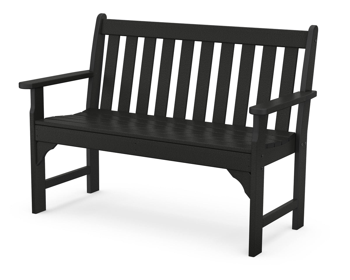 48" Black Bench T672