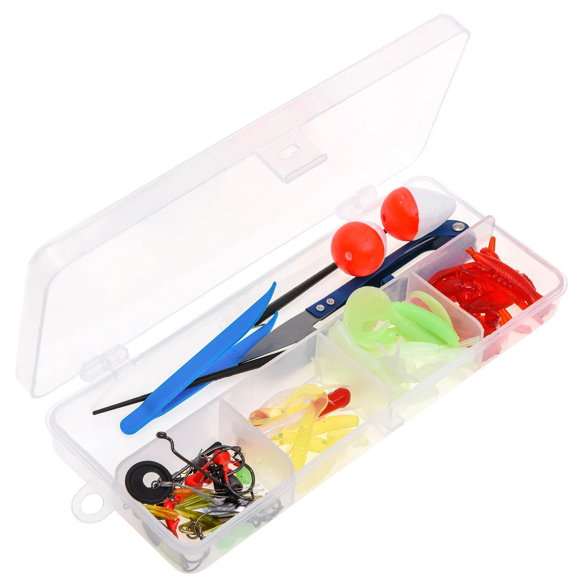 Ice Fishing Rod Reel Combo with Ice Skimmer and Carry Bag Y6750