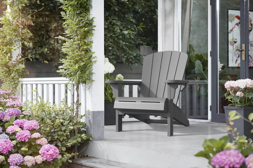 Gray Resin Adirondack Chair N4533