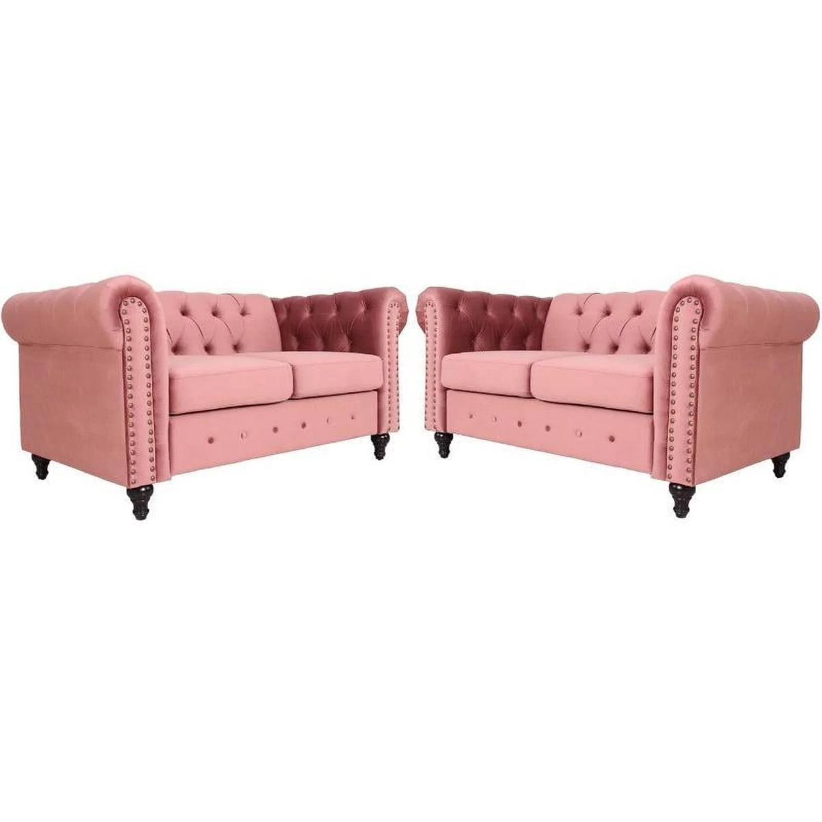 2 Piece Microfiber Loveseat Set G353