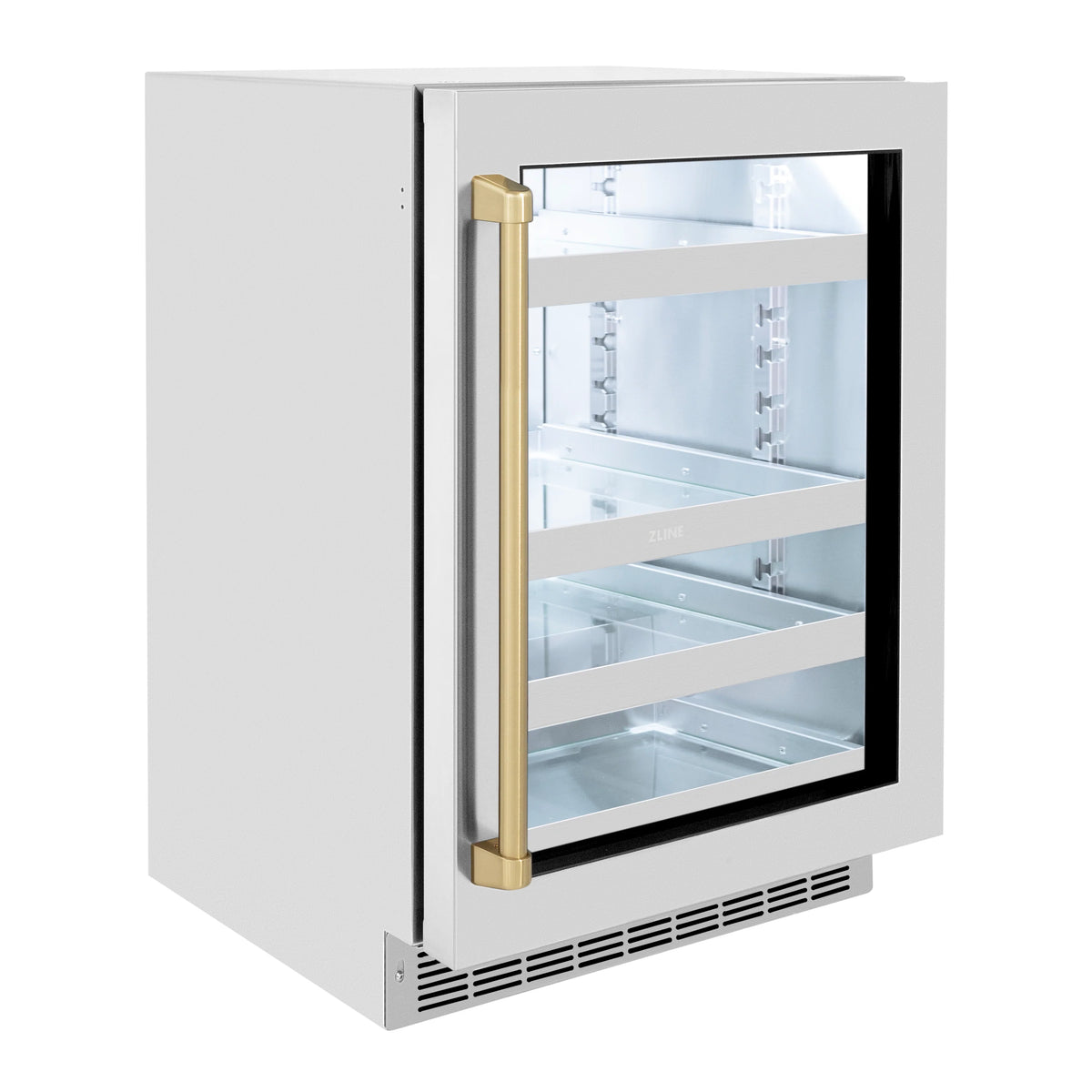 24 Can Beverage Fridge with Stainless Steel Glass Door M403171