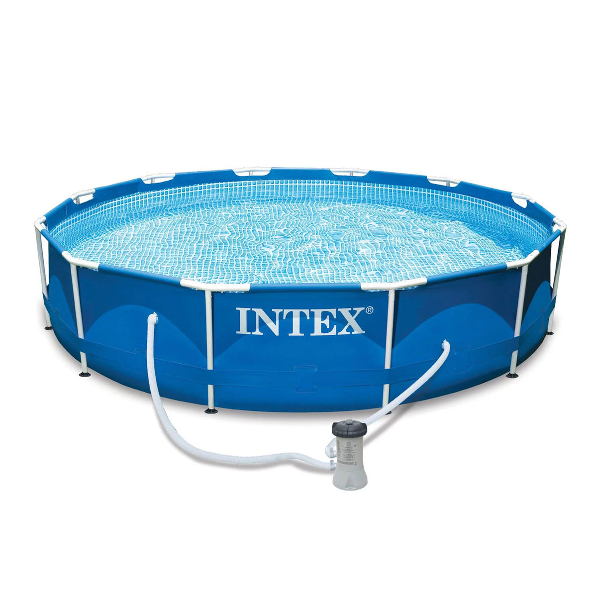 12'x30 Swimming Pool with Pump, Ladder, and Cover Y261294