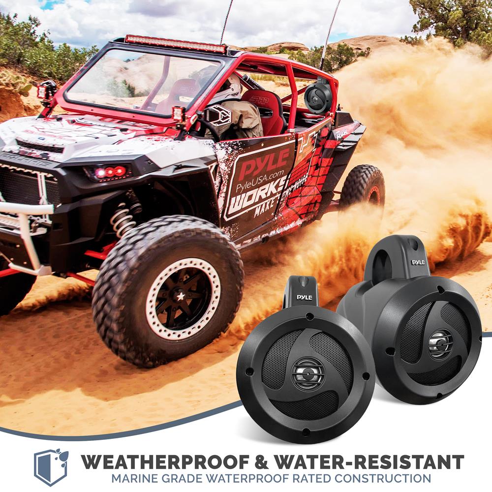 4 Inch 900W Waterproof Marine Grade Wakeboard Tower Speakers X823