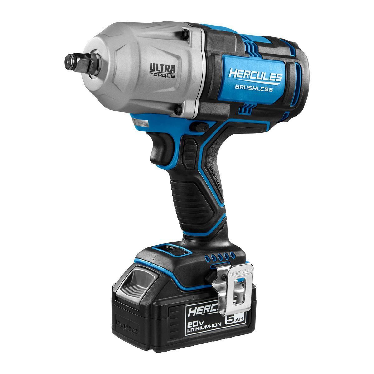 20V Brushless Cordless 1/2 in. Impact Wrench Kit with 5 Ah Battery and Charger U197