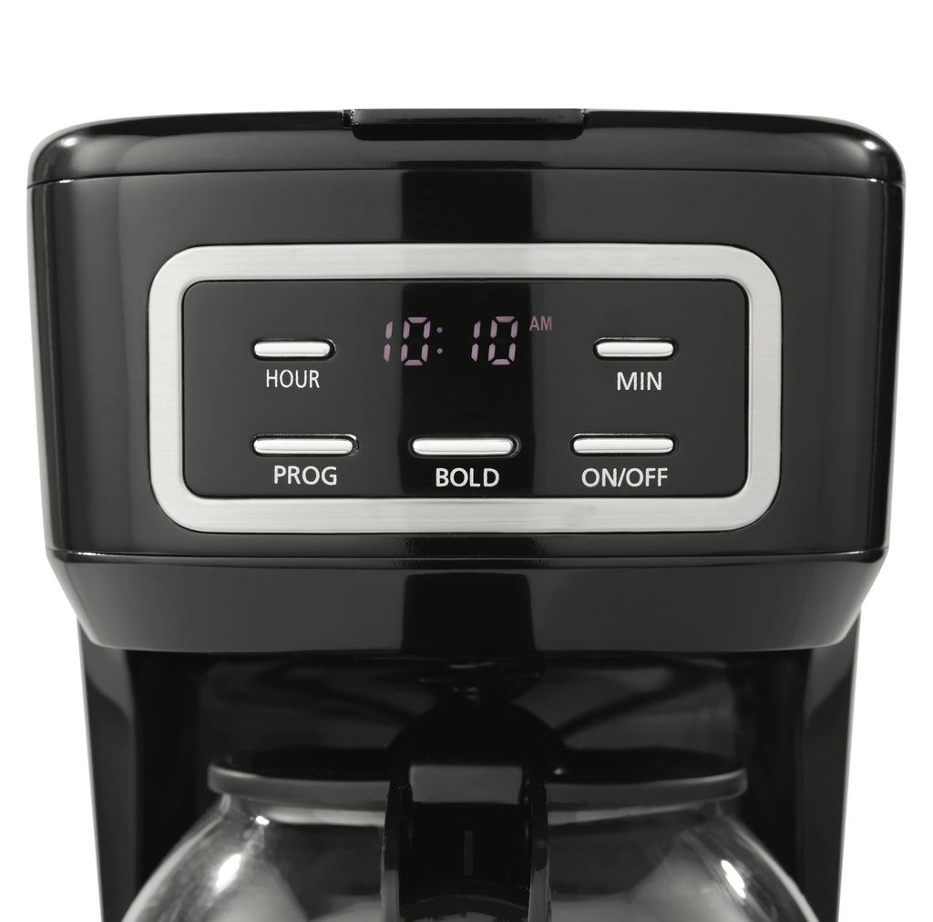 12 Cup Programmable Coffee Maker 1.8 Liter Black Q52021