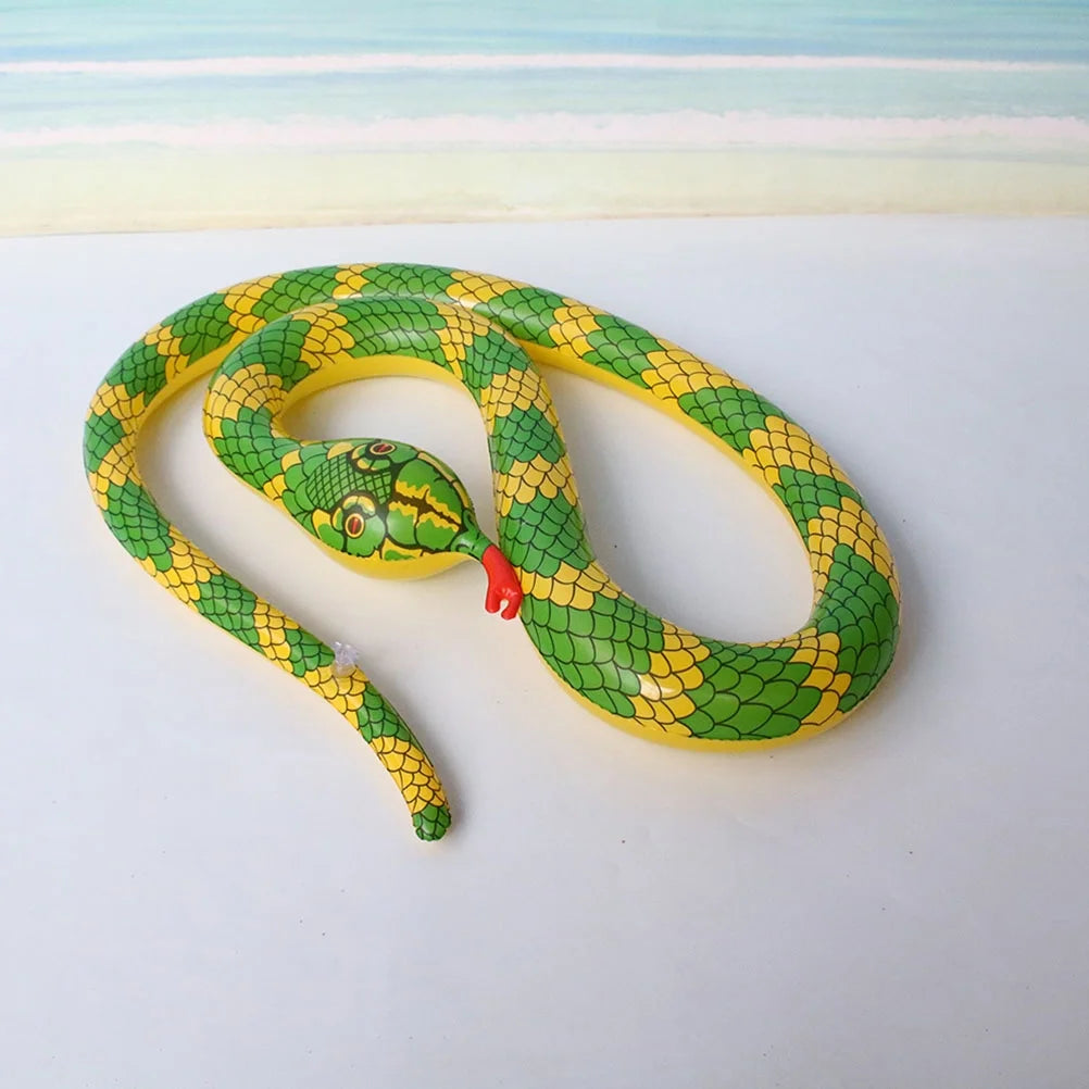 Yellow Inflatable Snake Toy M23794