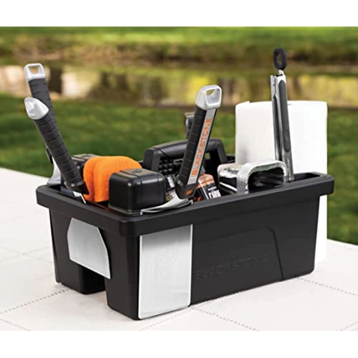 Black Plastic Accessory Organizer A8155